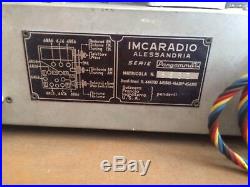 Imca Radio IF121 Pangamma FM tube radio vintage