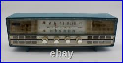Imperial Blue Rincan KFA-W71 2-Speaker AM/FM Tube Radio Made In Japan Vintage Imperial Blue Rincan KFA-W71 2-Speaker AM/FM Tube Radio Made In Japan Vintage