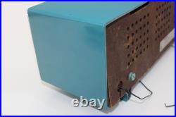 Imperial Blue Rincan KFA-W71 2-Speaker AM/FM Tube Radio Made In Japan Vintage