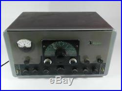 Johnson Viking Valiant Vintage Tube Ham Radio Transmitter (powers on, untested)