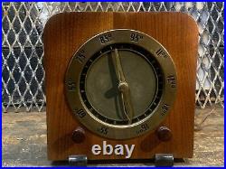 Kadette Clockette Tube Radio Vintage Clock VERY RARE GOOD CONDITION