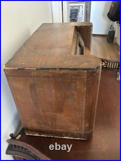 King Model 4602 Vintage Wooden Tube Radio All Original, AA5 Chassis, Untested