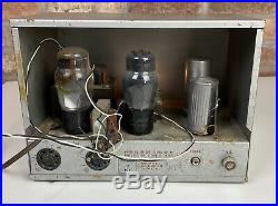 Knight Allied Radio Vintage Tube Amplifier Microphone Phonograph Tone Receiver