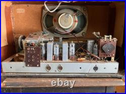 Konigsfeld Tube Radio Vintage Saba 80 Made in West Germany Untested