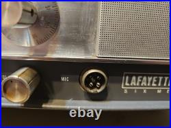 Lafayette HA-460 6M Ham Tube Radio Transceiver Vintage parts or repair untested