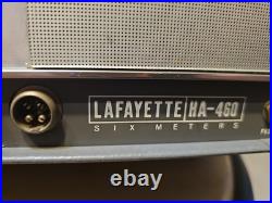 Lafayette HA-460 6M Ham Tube Radio Transceiver Vintage parts or repair untested
