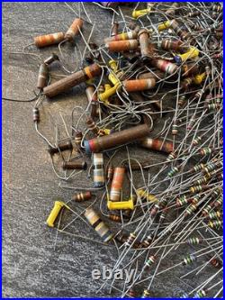 Large Lot of Vintage Resistors Carbon Composition Mixed LOC KK Tube Radio