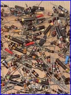 Large Lot of Vintage Resistors Carbon Composition Mixed LOC KK Tube Radio
