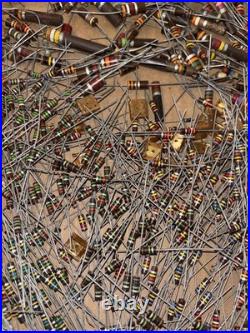 Large Lot of Vintage Resistors Carbon Composition Mixed LOC KK Tube Radio
