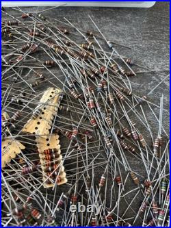 Large Lot of Vintage Resistors Carbon Composition Mixed LOC KK Tube Radio