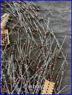 Large Lot of Vintage Resistors Carbon Composition Mixed LOC KK Tube Radio