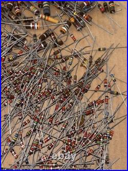 Large Lot of Vintage Resistors Carbon Composition Mixed LOC KK Tube Radio