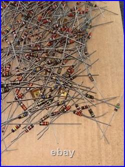 Large Lot of Vintage Resistors Carbon Composition Mixed LOC KK Tube Radio