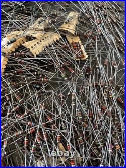 Large Lot of Vintage Resistors Carbon Composition Mixed LOC KK Tube Radio