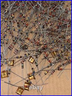 Large Lot of Vintage Resistors Carbon Composition Mixed LOC KK Tube Radio