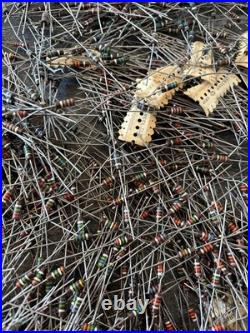Large Lot of Vintage Resistors Carbon Composition Mixed LOC KK Tube Radio