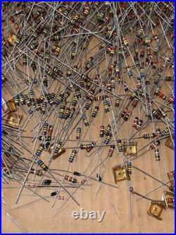 Large Lot of Vintage Resistors Carbon Composition Mixed LOC KK Tube Radio
