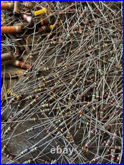 Large Lot of Vintage Resistors Carbon Composition Mixed LOC KK Tube Radio