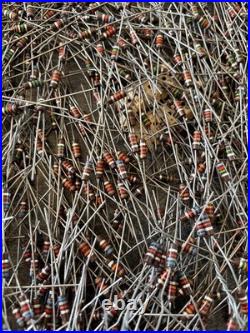 Large Lot of Vintage Resistors Carbon Composition Mixed LOC KK Tube Radio