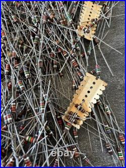 Large Lot of Vintage Resistors Carbon Composition Mixed LOC KK Tube Radio