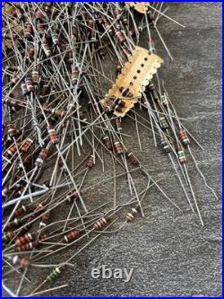 Large Lot of Vintage Resistors Carbon Composition Mixed LOC KK Tube Radio