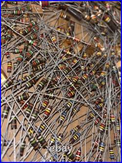 Large Lot of Vintage Resistors Carbon Composition Mixed LOC KK Tube Radio