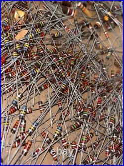 Large Lot of Vintage Resistors Carbon Composition Mixed LOC KK Tube Radio