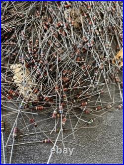 Large Lot of Vintage Resistors Carbon Composition Mixed LOC KK Tube Radio
