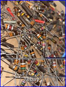 Large Lot of Vintage Resistors Carbon Composition Mixed LOC KK Tube Radio
