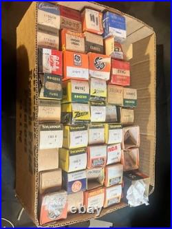 Lot Of 117 Vintage Radio / Vacuum / Tv Tubes Used & Nos (read Description)