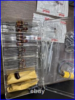 Lot Of Vintage Tube Radio Parts RCA GE HUDSON CLAROSTAT STANWYCK AEROVOX CORP GC