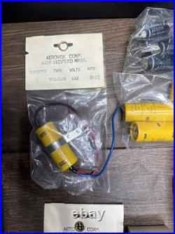 Lot Of Vintage Tube Radio Parts RCA GE HUDSON CLAROSTAT STANWYCK AEROVOX CORP GC