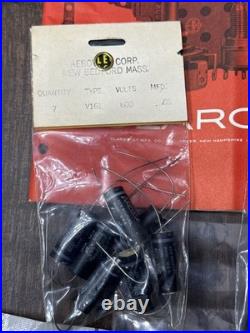 Lot Of Vintage Tube Radio Parts RCA GE HUDSON CLAROSTAT STANWYCK AEROVOX CORP GC