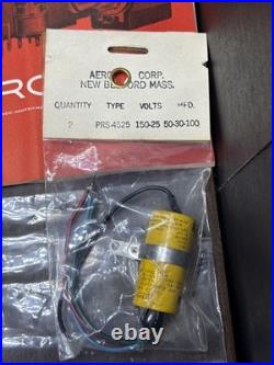 Lot Of Vintage Tube Radio Parts RCA GE HUDSON CLAROSTAT STANWYCK AEROVOX CORP GC