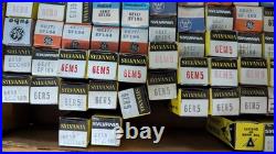 Lot of 215 Never Used Boxed Vintage Various Brands Radio/TV Vacuum Tubes