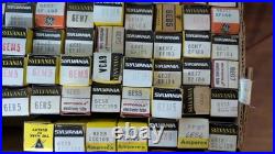 Lot of 215 Never Used Boxed Vintage Various Brands Radio/TV Vacuum Tubes