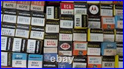 Lot of 215 Never Used Boxed Vintage Various Brands Radio/TV Vacuum Tubes