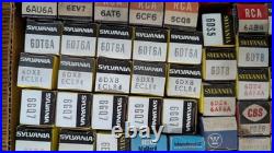 Lot of 215 Never Used Boxed Vintage Various Brands Radio/TV Vacuum Tubes