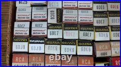 Lot of 215 Never Used Boxed Vintage Various Brands Radio/TV Vacuum Tubes