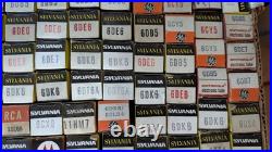 Lot of 215 Never Used Boxed Vintage Various Brands Radio/TV Vacuum Tubes