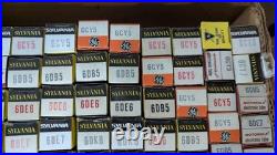 Lot of 215 Never Used Boxed Vintage Various Brands Radio/TV Vacuum Tubes
