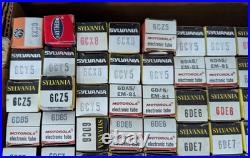 Lot of 215 Never Used Boxed Vintage Various Brands Radio/TV Vacuum Tubes