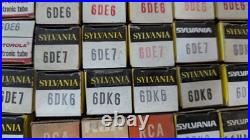 Lot of 215 Never Used Boxed Vintage Various Brands Radio/TV Vacuum Tubes