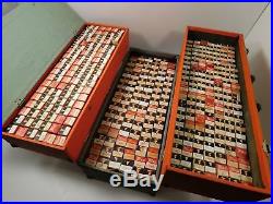 Lot of Vintage Triad Tubes in GE Caddy for Ham Radio / HiFi 12AT7 12SN7GT 12SA7