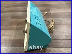 MCM Blue Twin Speaker Retro Vintage 1960 Philco J846-124 AM Tube Radio Vintage