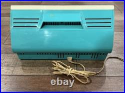 MCM Blue Twin Speaker Retro Vintage 1960 Philco J846-124 AM Tube Radio Vintage