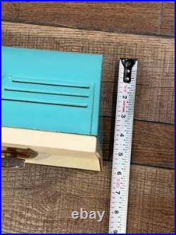 MCM Blue Twin Speaker Retro Vintage 1960 Philco J846-124 AM Tube Radio Vintage