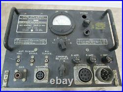 MN-5 Radio Transmitter Receiver CFL-43059 Vintage WW2 Army Tube Command Set Comm