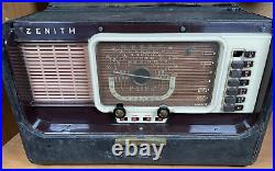 MODIFIED Vintage Zenith TransOceanic R-520/URR Military Radio FREE SHIP