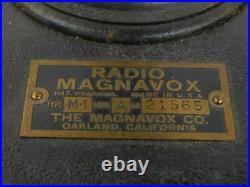 Magnavox M1 Model A Vintage Radio Speaker Driver with Horn (beautiful condition)